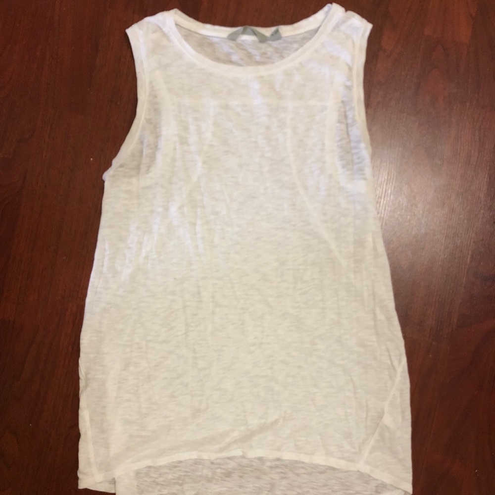 LIKE NEW! 💖 Athleta Burnout Tank in White